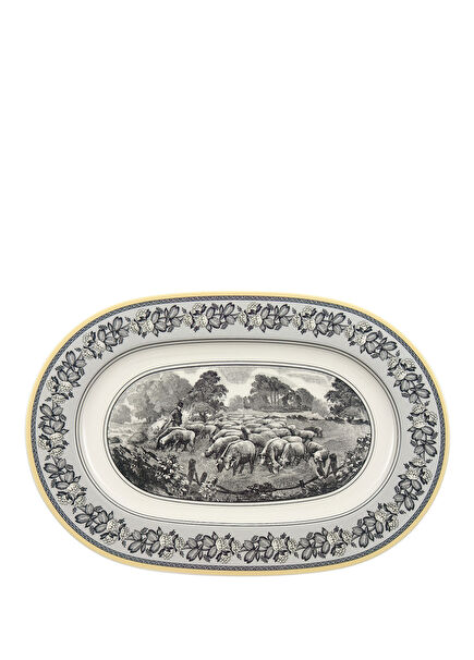 Audun Farm Porcelain Oval Serving Plate