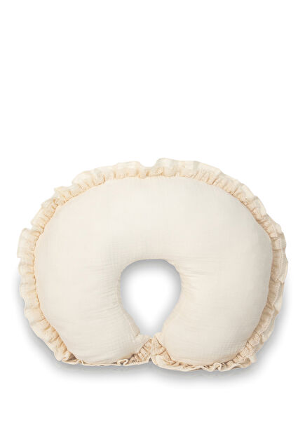 Antique Cream Muslin Nursing Pillow
