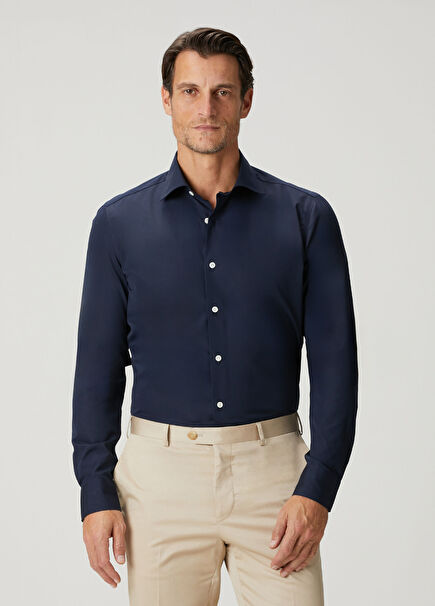 Luciano Navy Blue Shirt