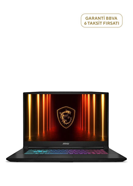 KATANA 17 i7-14650HX 32GB RAM DDR5 1TB SSD 8GB RTX5060 17.3" QHD 240Hz FreeDos Gaming Laptop HX B14WFK-252XTR