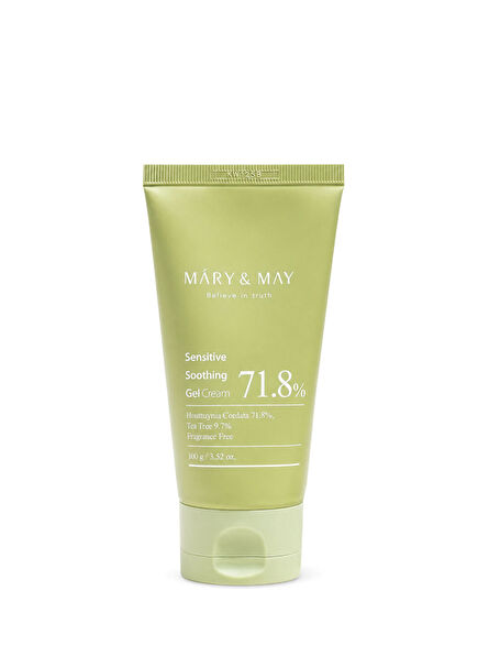 Sensitive Soothing Gel Cream Soothing and Moisturizing Gel Face Cream for Sensitive Skin 100 gr