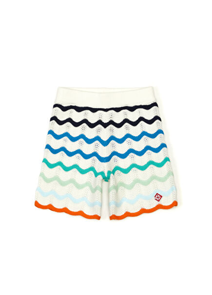 Zigzag Patterned Girls Shorts