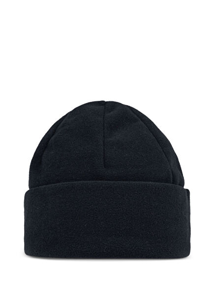 Prints Beanie Solid Black Polar Unisex Bere 