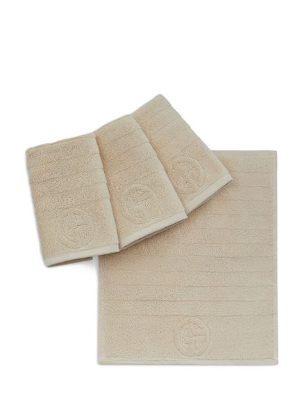 Dorotea Sand Beige 100% Cotton 4-Piece Towel Set