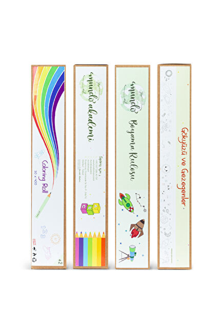 Coloring Roll Gökyüzü ve Gezegenler Boyama Seti