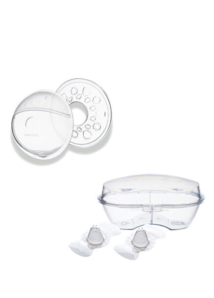 Şeffaf Göğüs Ucu Koruyucu ve Göğüs Kalkanı Seti