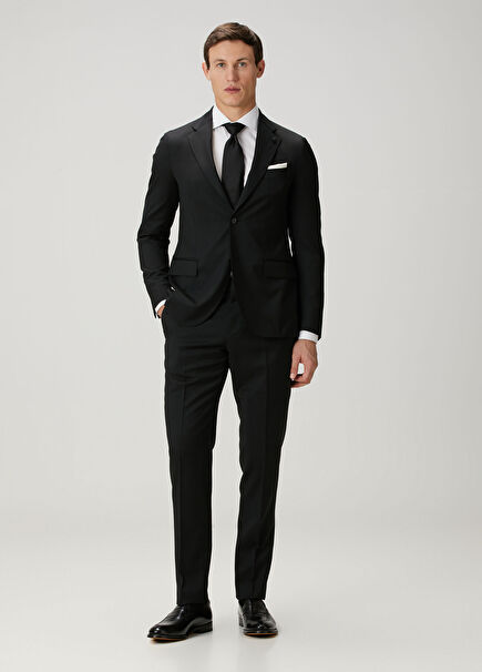 Siyah Yün Takım Elbise