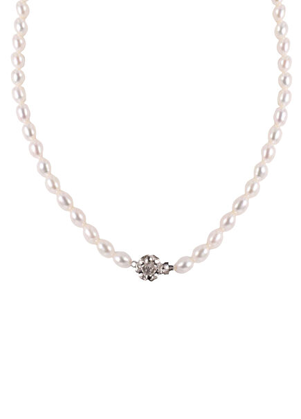 Diana Pearl 925 Sterling Silver Women's Necklace