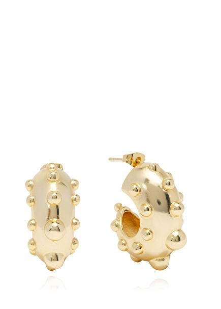 Gold Güverse Kadın Küpe