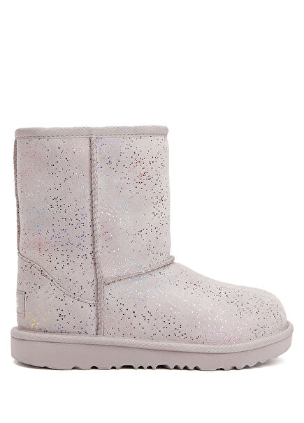 Classic I Shimmer Pink Girls' Leather Boots