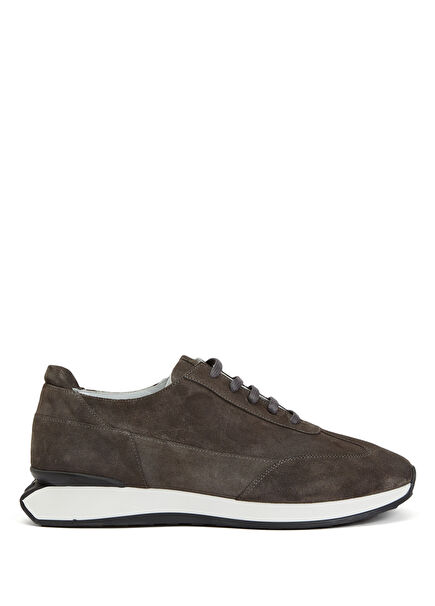 Antrasit Erkek Süet Sneaker