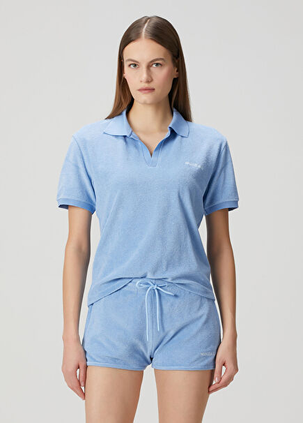 Blue Polo Terry T-Shirt