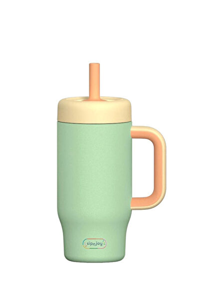 HandleHug Mint Steel Kids Tumbler 550 ml
