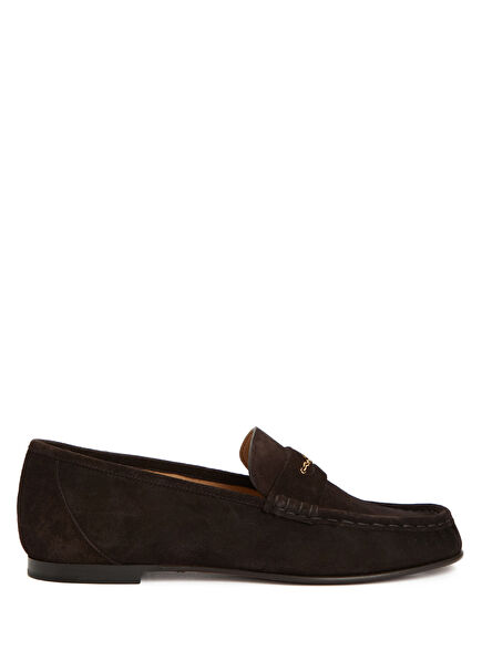 Brown Women's Suede Loafer