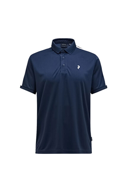 Player Mavi Polo Yaka Kısa Kollu Erkek T-Shirt