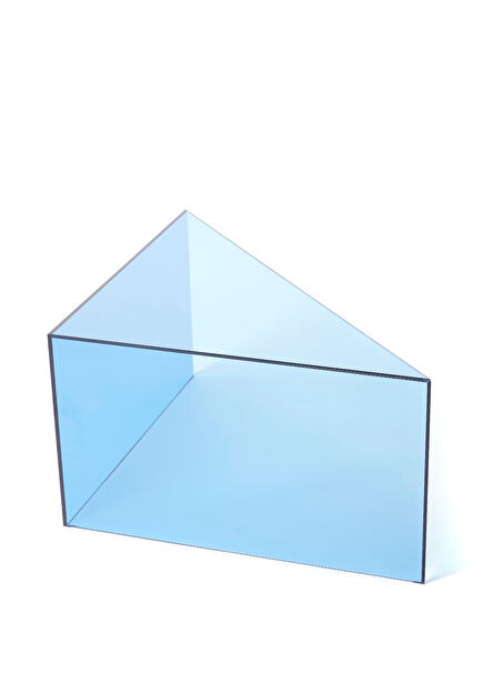 Mix Match Blue Glass Medium Coffee Table
