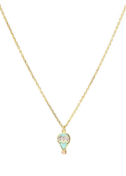 Mineli Balon Kız Çocuk Kolye