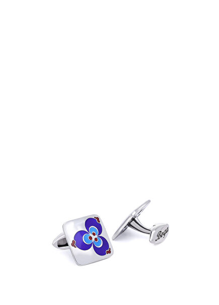Chintemani Sngl Square Silver Cufflink