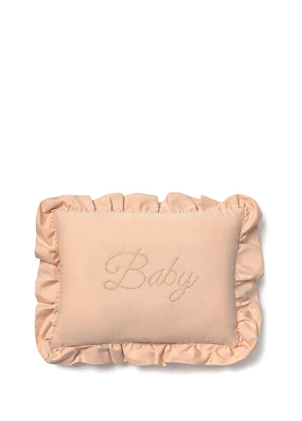 Baby Rose Pink Cotton Children's Pillow 32 x 22 cm