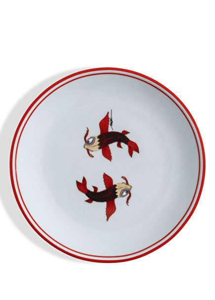 I Believe In Good Blue Porcelain Snack Plate