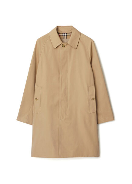 Mid-length Camden Heritage Car Beige Men's Trench Coat