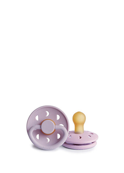 Moon Phase Soft Lilac 0-6 Months Rubber Pacifier