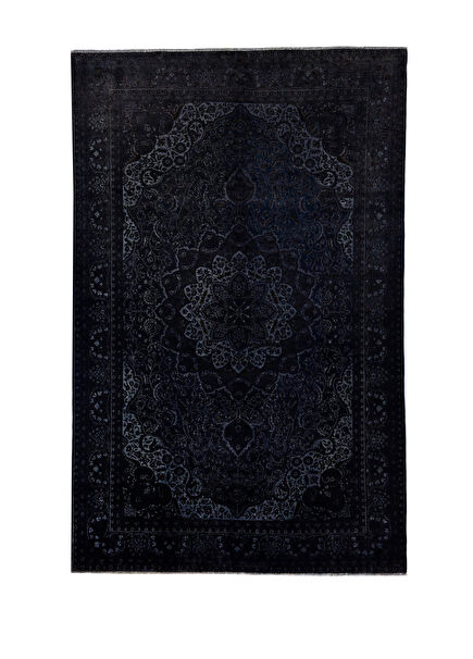 Obsidian Elegance Handwoven Wool Carpet 315 x 207 cm