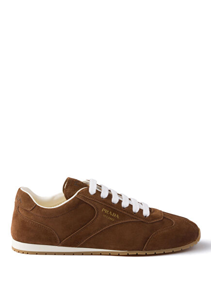 Brown Suede Women's Sneakers