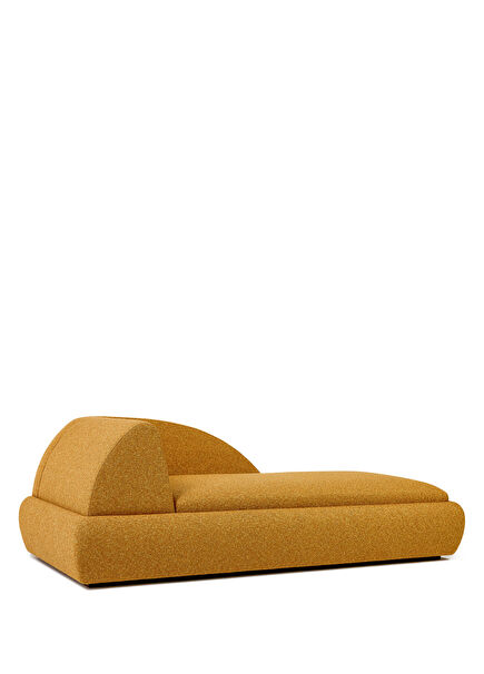 Arc Mustard Wood Daybed