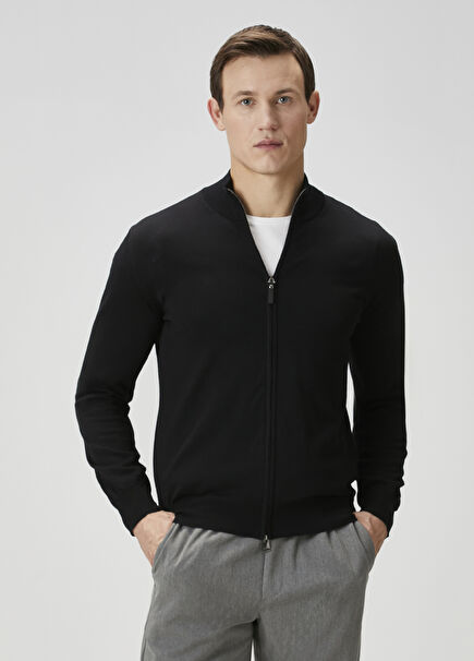 Black Knit Cardigan