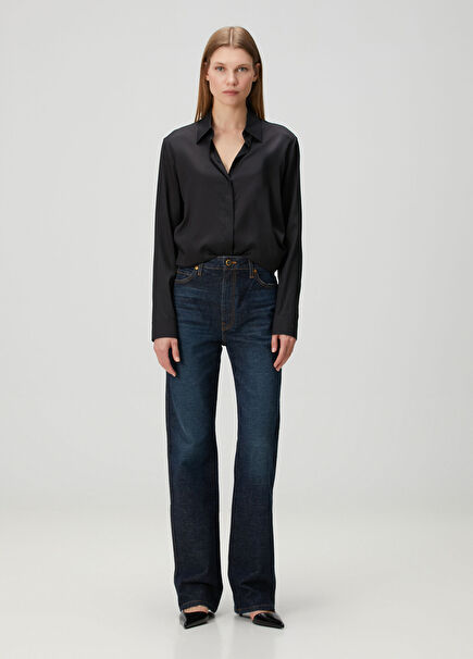 Danielle Lacivert Jean Pantolon