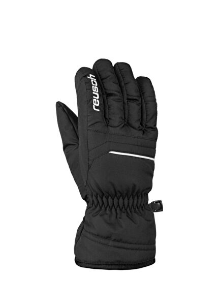 Field Black Kid's Ski Gloves