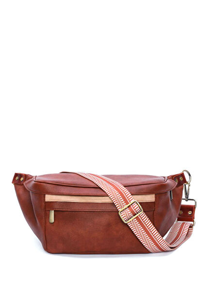 Baguette Chocolate Brown Leather Women's Handbag