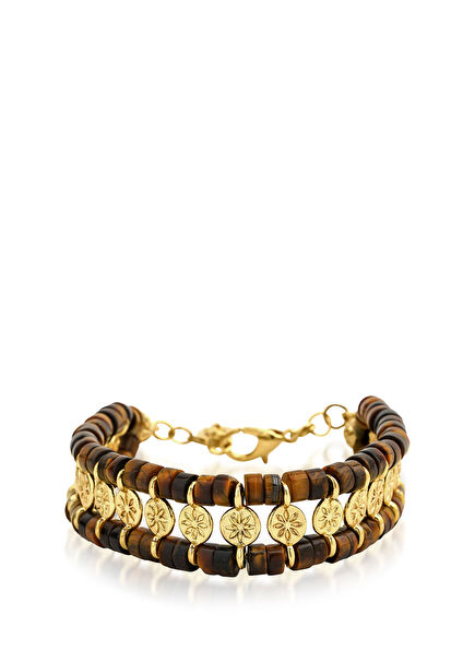 Greca Kadın Altın Bileklik