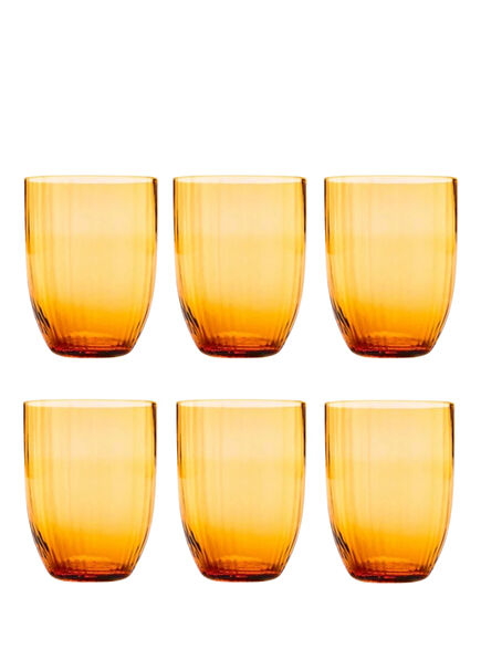 Amber 6'lı Kristal Su ve Meşrubat Bardağı