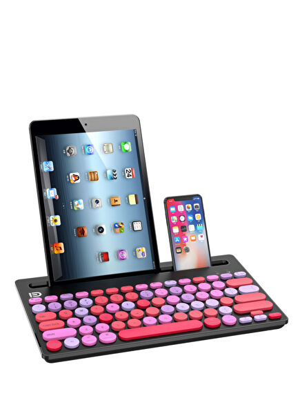 iK3381D 2.4G BT3.0 & 5.0 Dual-Mode Klavye 