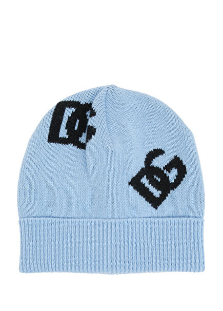 Blue Womens Wool Beanie