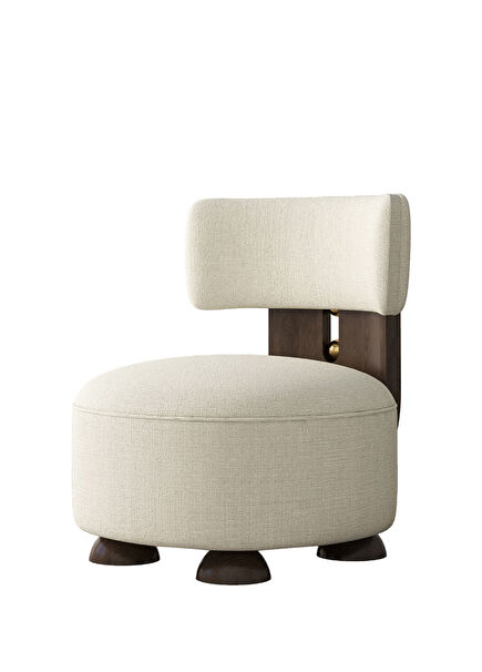 Eva Ecru Chestnut Premium Bergere 65 x 45 cm