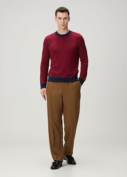 Haki Beli Kordonlu Pantolon