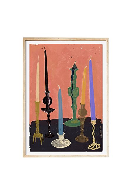 Candles of the Day Edisyonlu Fine Art Baskı