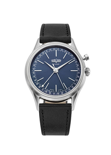 Cricket President Blue Sapphire Caseback Siyah Deri Erkek Kol Saati