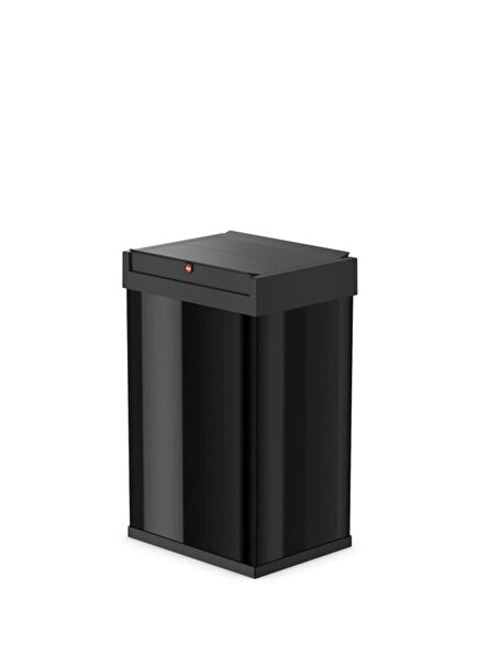 Stainless Steel Black Trash Can