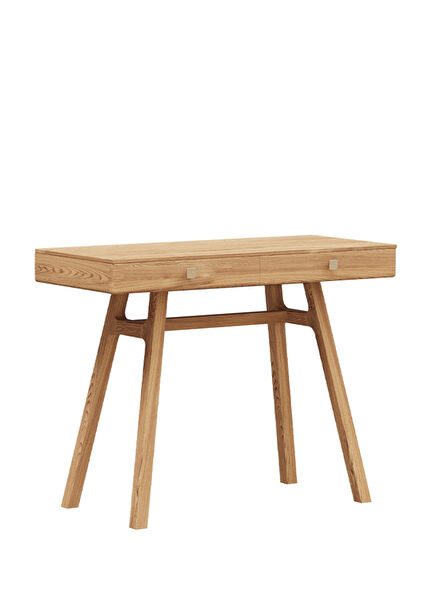 Marsel Doğal Meşe Kaplama Çalışma Masası 100 cm