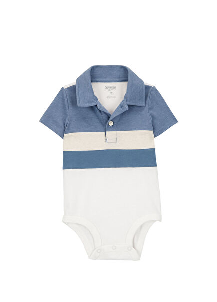 Polo Yaka Erkek Bebek Body