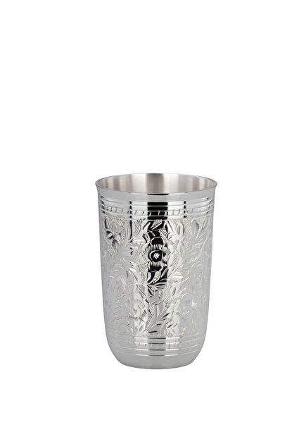 Silver Flat Vase 13 cm