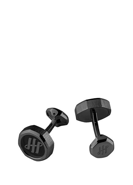 Black Silver Cufflinks