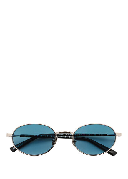 Jade Gümüş Lacivert Metal Unisex Güneş Gözlüğü