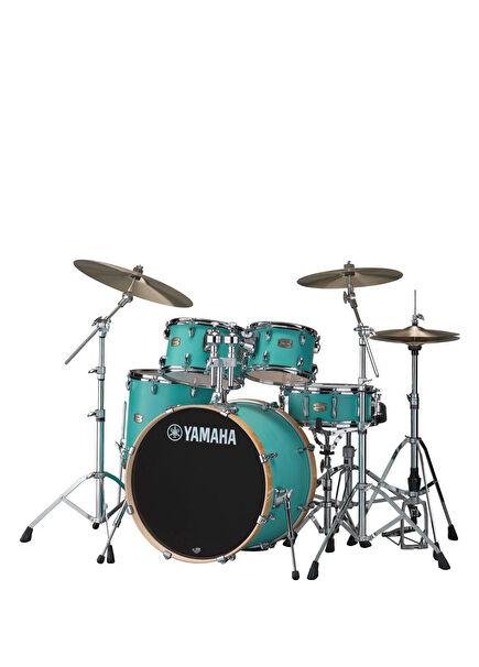 SBP0F5MSG6W Matte Surf Green Stage Custom Birch 20" Acoustic Drum