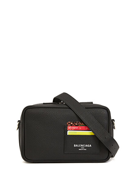 Credit Black Men's Leather Bag