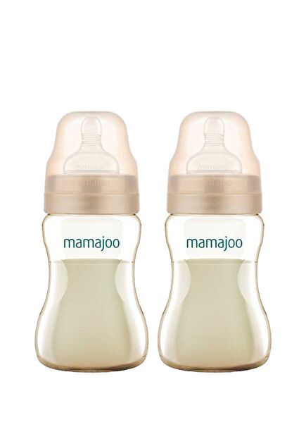 Gold Plus Silikon Emzikli 6+ Ay Orta Akışlı Anti-Kolik 2'li Biberon 250 ml